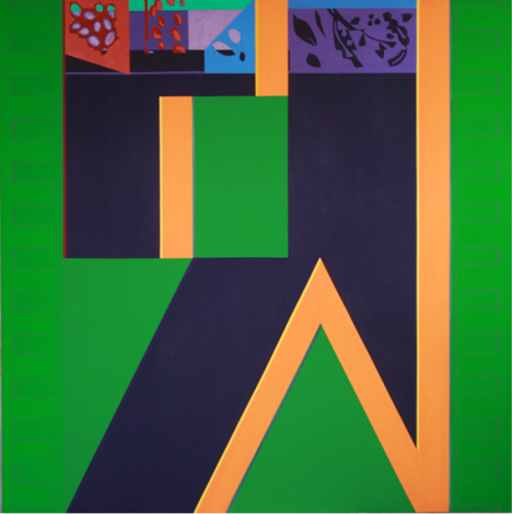 Autumn Leaves (1968) - Oil  Panel 122 cms x 122 cms