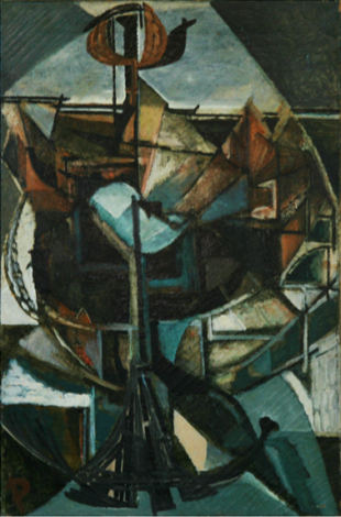 Ingrams Farm Sussex (1952) - Oil  Canvas 61 cms x 91.5 cms