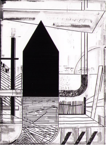 Life Boat Station (Mary Stanford Disaster) (1986) - Panel - 83.8 cms x 114 cms