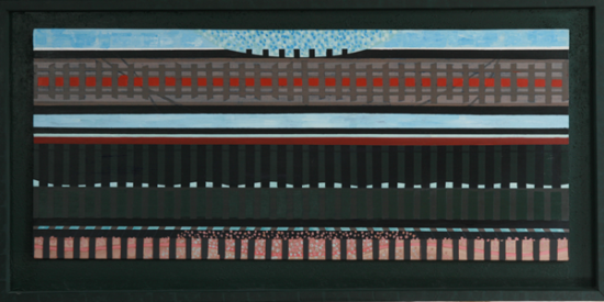 Sea Defence (1983) - Oil  Panel 91.5 cms  x 61 cms
