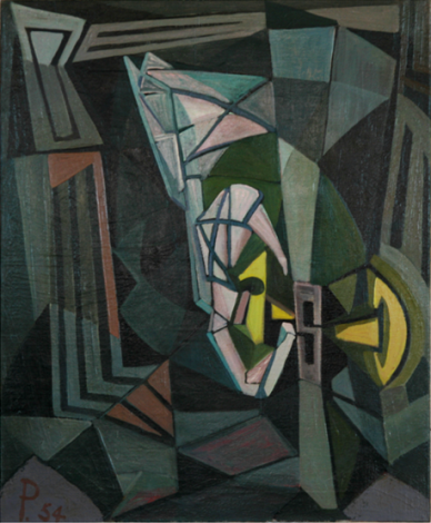 Still Life (1950) - Oil  Canvas 91.5 cms x 51 cms